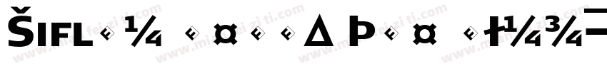 Signa Round Pro Black字体转换